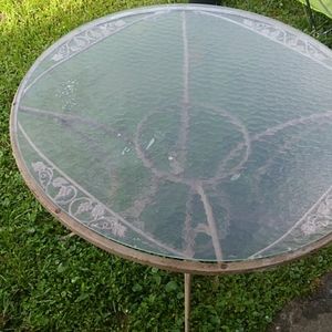 Glass table
